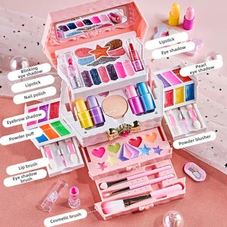 Beauenty Kids Makeup Kit for Girls - Safe Washable Non-Toxic Makeup Set with Accessories - view 2